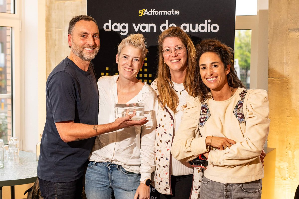 Gisteren wonnen we met <a href="/VakDis/">VakantieDiscounter</a> de Audify Award voor beste radioreclame van afgelopen jaar. We zijn altijd een tikje anders, leuk dat dat beloond wordt.