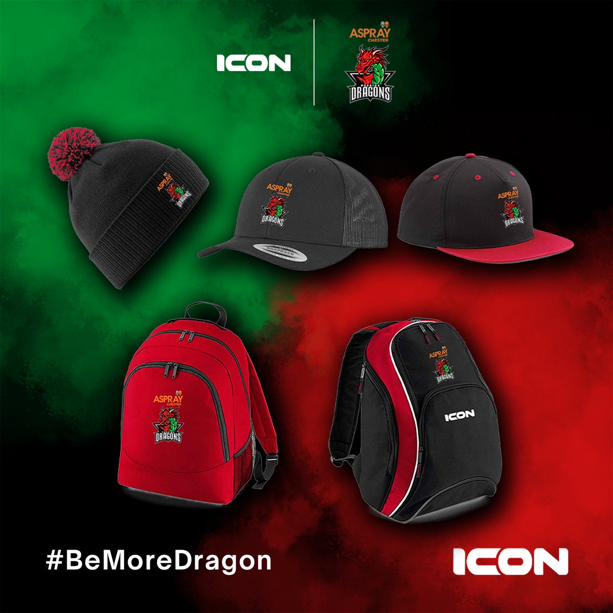 🌟All aboard with the new supporters' range in collaboration with @dragonsihc 🐉 #iconsports #iconsportsuk #iconsportswales #strengthinunity #BeMoreDragon