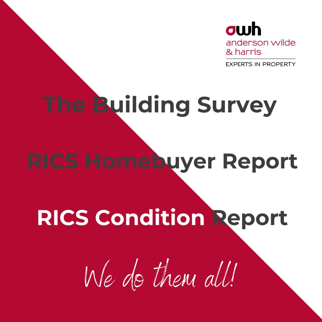 Which building survey do I need? As RICS Chartered Surveyors we can help you choose the right property report and valuation.

Please get in touch awh.co.uk/building-surve…

#RICS #Homebuyer #Commercial #ConditionReport #surveyor #homebuyersurvey #homesurvey #buildingsurvey