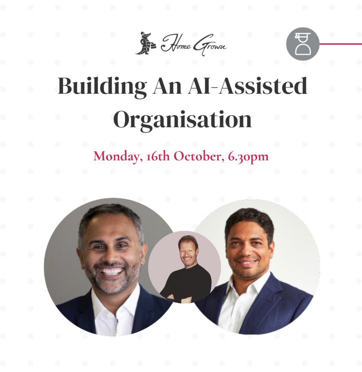 pierslinney's tweet photo. If you can get to Home Grown Club (nr. Marble Arch, London) on Monday at 6.30pm, join us for a conversation and Q&A on AI for business and insights into how to start building an AI-assisted organisation.
See you there 👇🏽👇🏽
#AI #arrificialintelligence #entrepreneurs https://t.co/iXcQFgOVNN