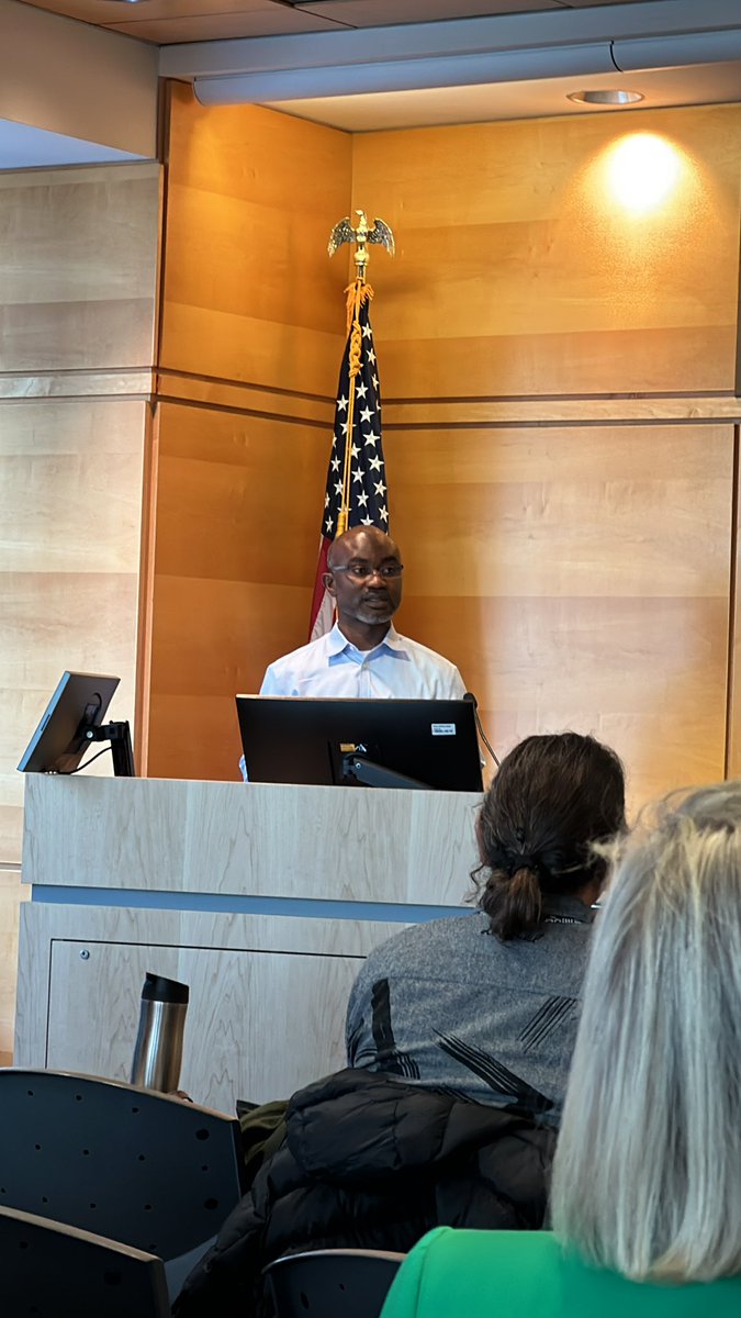 At the #ISGCBoston workshop #hyacinthhyacinth presenting elegant analysis of functional consequences of genetic variants identified in people of African Ancestry <a href="/StrokeGenetics/">ISGC</a> #COMPASSConsortium
