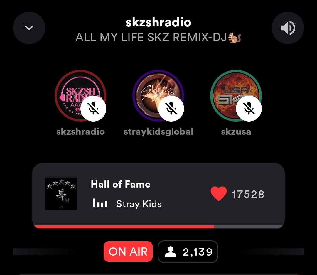 🧡'ALL MY LIFE' STATIONHEAD PARTY🧡

STAYs, we invite you to stream <a href="/Stray_Kids/">Stray Kids</a>' feat on Lil Durk's remix! Let's enter Spotify/Apple Music Global Charts!

⏭️ GOAL: 3K LISTENERS!

🔗: stationhead.com/skzshradio

ALLMYLIFE SKZ REMIX OUT NOW
#LilDurk_StrayKids
#StrayKidsRemix
@LilDurk