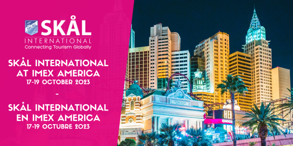 skal_usa's tweet photo. All Skål International members who will attend the IMEX America trade show from 17-19 October 2023 are most welcome to visit the Skål International stand #C3860 at Mandalay Bay, Las Vegas, U.S.A. https://t.co/8uuocty7E7