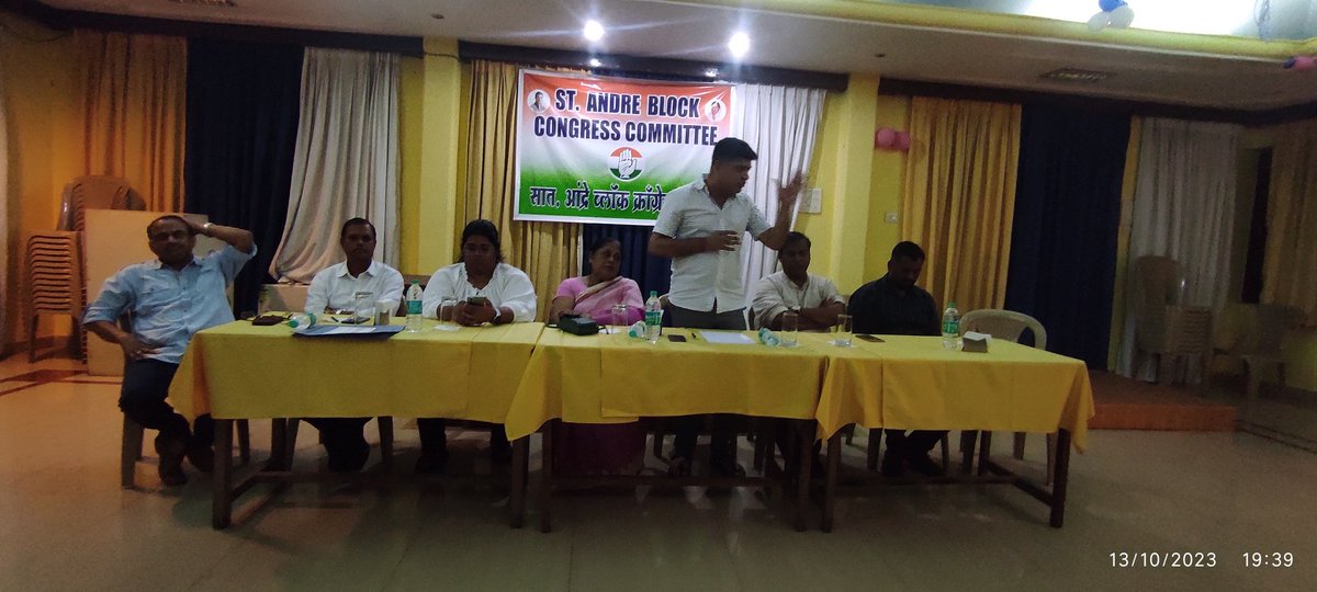Seby_Menezes's tweet photo. #StAndre , @INCGoa ,@amitspatkar @beenanaik123
Constituency level Booth Committee coordination Committee Meet.
Thanks @amitspatkar for guidance https://t.co/Lfd7DKtY0E