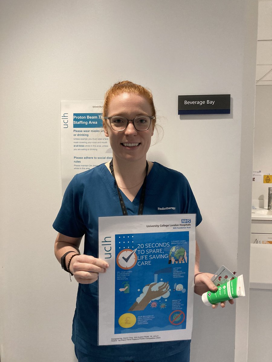 At <a href="/uclh/">UCLH</a> we just couldn’t wait for  #InternationalInfectionPreventionWeek aka #IIPW so we’ve started early! 🤩✨ A massive shout out to our amazing Radiotherapy, Brachytherapy and Proton Beam colleagues for taking part in our enlightening refresher sessions  💙 #OneTeam 💎
