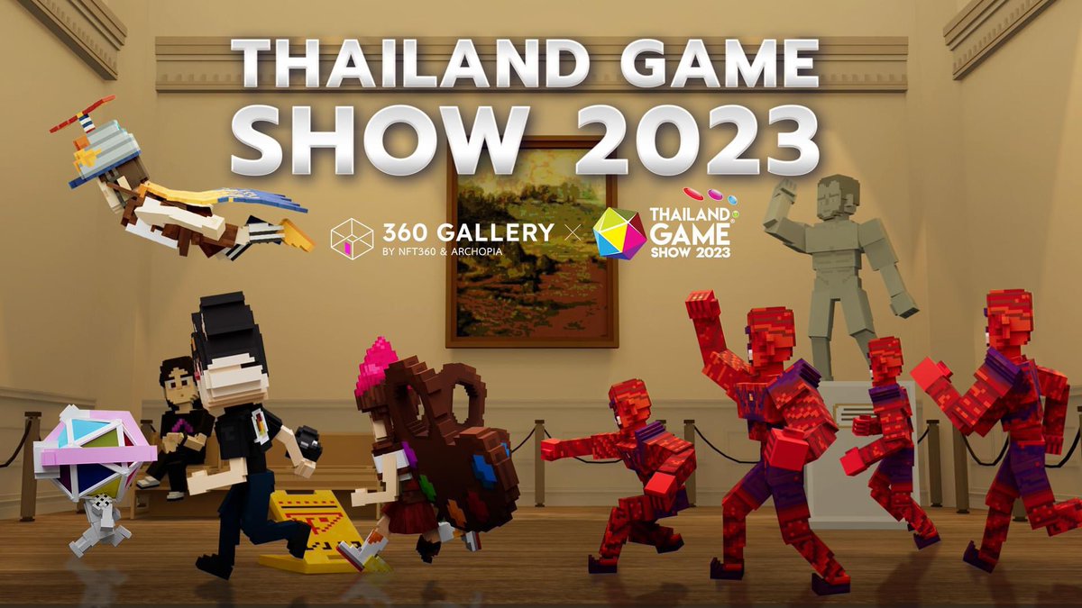 skysaengsawang's tweet photo. 🌟 Grateful for the incredible support from Thailand's ecosystem in 2023. Exciting news: @TheSandboxGame's studios are uniting for the largest gaming convention in Southeast Asia, Thailand Game Show @TGS_2023 x Wonder Festival Bangkok 2023 @WF_officialinfo October 20-22, 2023 BKK!

What you can expect:

⛳️ Meet @blockdork, @ArtisanOfPlay,  @DOASISCity, @demo_democorp , @kantaverse_dev, @ArchopiaStudio, @humanxclubnft, @LPNBoxingVerse, @shaman_shark, @RonsTop01, @RawisudaCho, @primpinkpow_ntm 

🎮 Enjoy playing @AstroArchGame by @Sandja_Studio, #NoNoNoMommy by @KratistStudio, @LPNBoxingVerse by @demo_democorp, #GASTOWN & @Cuisiniaworld by @ArchopiaStudio etc 

🎟️ For those seeking tickets, @360GalleryTH by @NFT360_official there's a chance to win free tickets with 100 prizes. 

👏 Always thankful for your support. @nuishow @borgetsebastien 

#TheSandbox #SANDFam #TGS2023