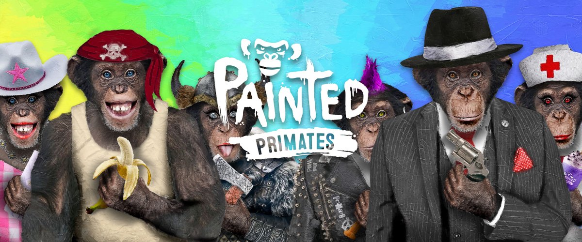 PaintedPrimates tweet picture