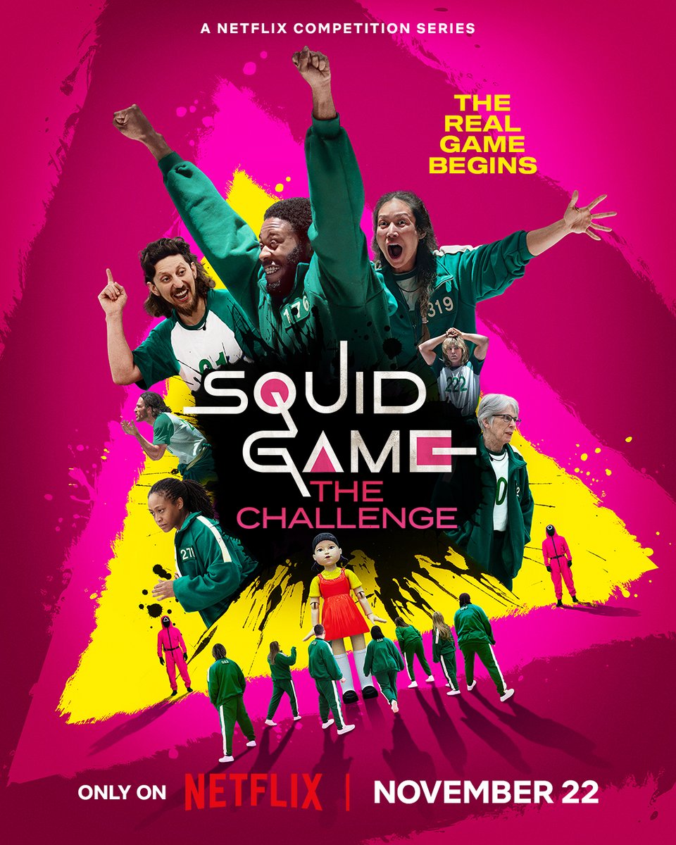 The game gets real -- Squid Game: The Challenge begins November 22!