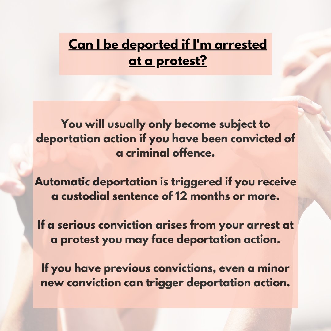 JCWI_UK's tweet photo. We know that many migrants will be taking part in the ongoing protests. 

Here is our useful guide complied alongside @blkprotestlegal so that you know your rights.

Don’t forget we have a free helpline for immigration advice too.

Please share widely and bookmark this thread 1/7 https://t.co/8EyYAzMDFw