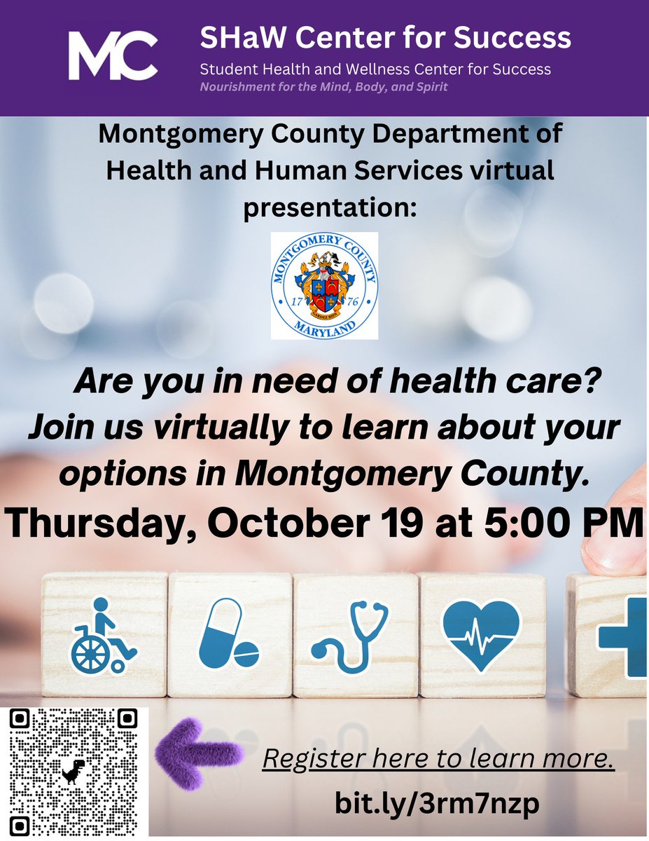 Student Wellness Center Montgomery College tweet media