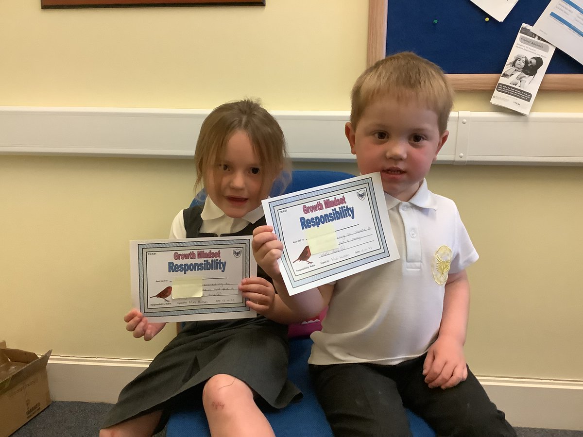 WCLPS's tweet photo. Well done to our good work award winners this week - the first of the year for the Responsible Robins in EYFS! https://t.co/VIqnCumUkd