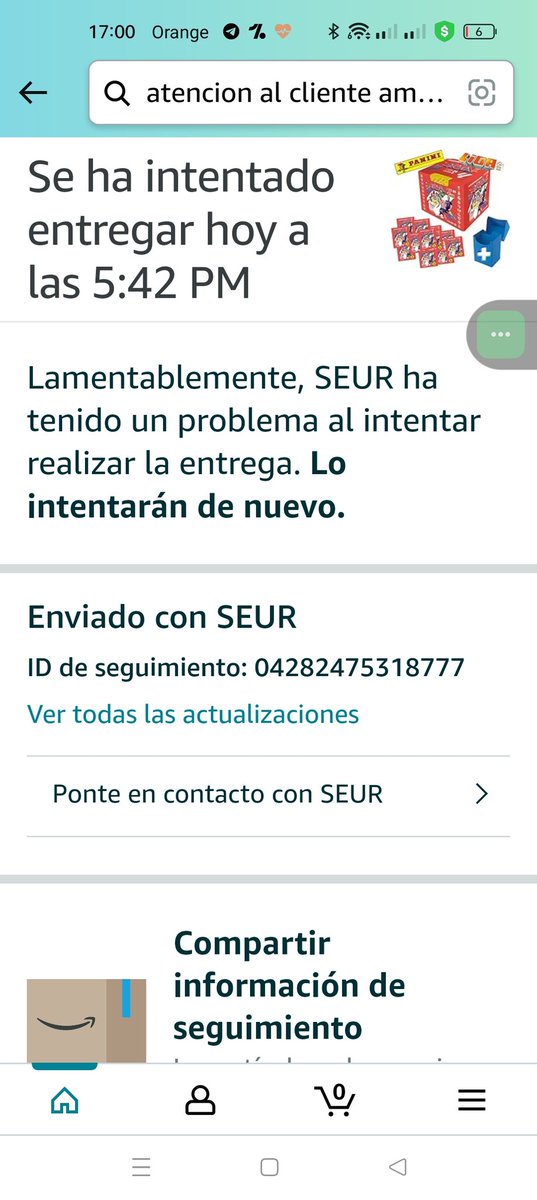 NavasFlorencio's tweet image. 5:06 pm y ya saben que no me lo van a entregar a las 5:42. A esto se le llama planificación. Menudos getas sois @SEUR @SEUR_responde @amazon
#enviosrapidos
#logistics