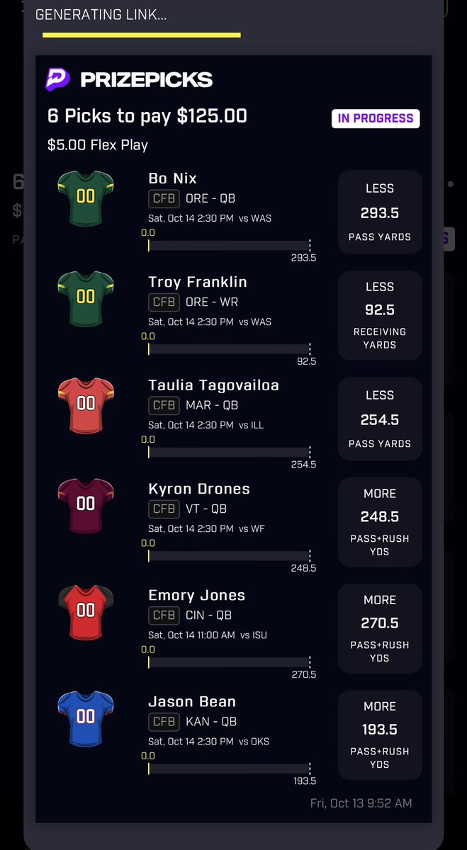 StroudMarc46881's tweet photo. I’m up early with this shiii 😂🤦🏾 like a crackhead at the door 🚪 of the trap house 🏡 😞
But for tomorrow , you can take the whole slip or mix and match. COPY AT OWN RISK
#PrizePick #prizepicks #prizepickslocks #prizepickCFB #CFB #collegefootball #football #parlay https://t.co/XsEjdzgStZ