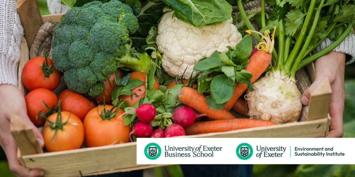 A free, hybrid <a href="/UniofExeterESI/">Uni of Exeter's ESI</a> and <a href="/UofEBusiness/">University of Exeter Business School</a> event on 30 October.
"Systems mapping in #SustainableFood and #agriculture: practices &amp; challenges" by <a href="/DomenicoDenton2/">Domenico Dentoni 🌍</a>.
For more information and to register 👇
…food-and-agriculture.eventbrite.co.uk
