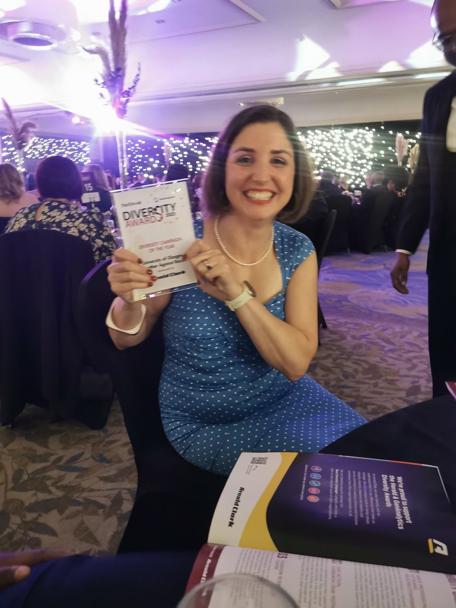 embrooksy8's tweet photo. Fantastic night at @NewsquestEvents @GenAnalytics Diversity Awards.

Amazing to pick up the award 'Diversity Campaign of the Year' for our 'Together Against Racism' campaign. Massive #TeamUofG effort. More to come. #OneTeamUofG https://t.co/eqa5CMNNaR