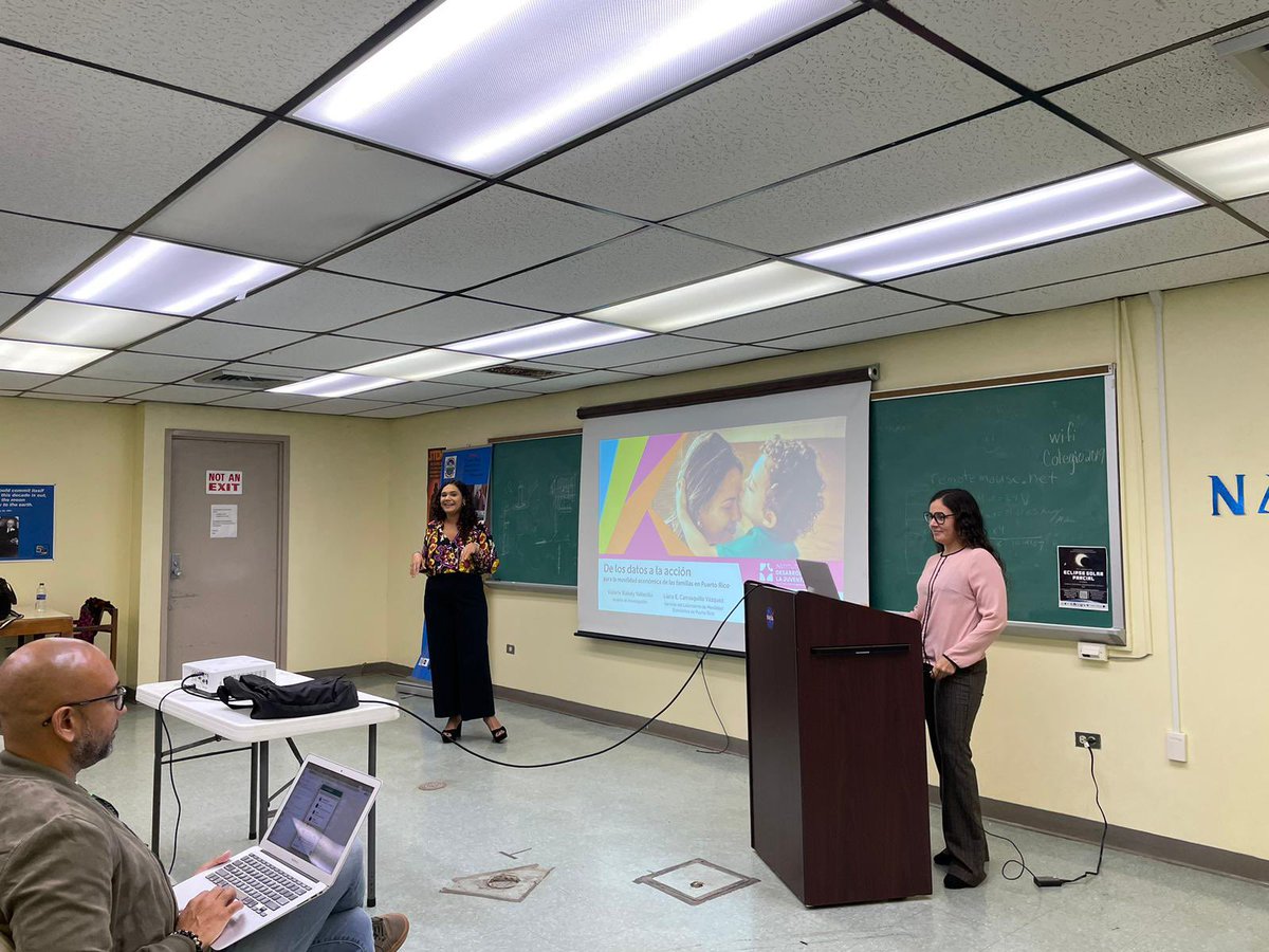 ImpactoJuventud's tweet photo. Ayer se llevó a cabo la conferencia "De los datos a la acción para la movilidad económica de las familias en Puerto Rico", donde se analizó la pobreza infantil en el país y se presentaron estrategias para abordar este problema. ¡Agradecidxs por la información! @IDJ_PR https://t.co/m8hus4eEmw