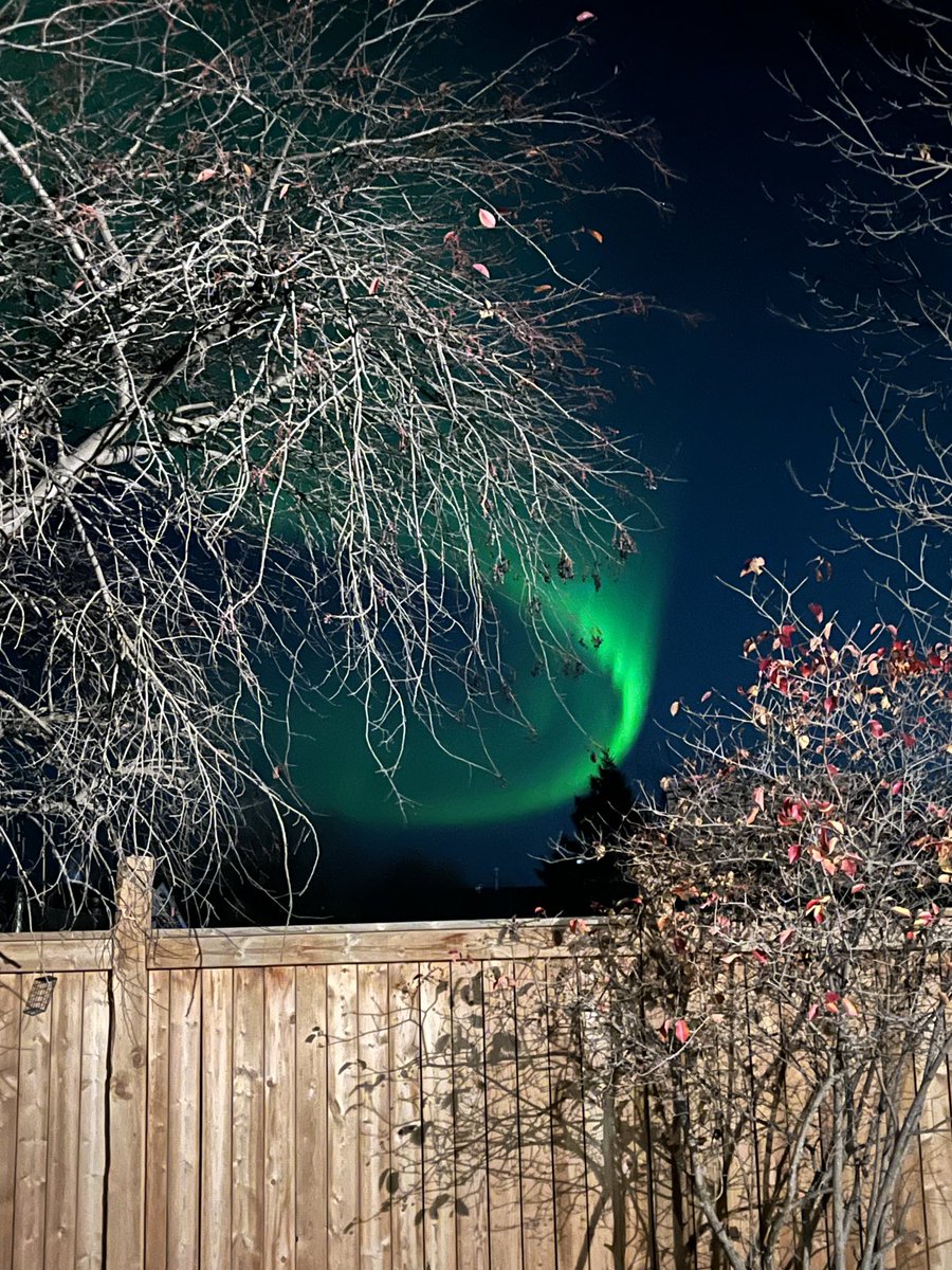 briancritch's tweet photo. Northern lights were amazing last night in the Mac #ymm #northernlights https://t.co/YjRSjuDwNR