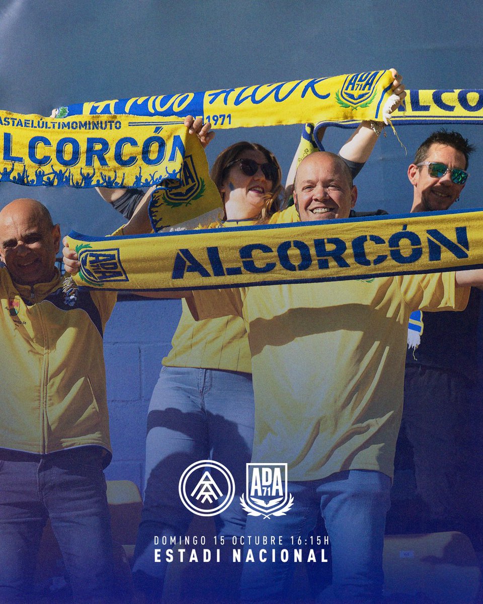AD_Alcorcon's tweet photo. 1971 · Fundación A.D. Alcorcón
⬇️
77/78 · Ascenso Tercera
⬇️
99/00 · Ascenso Segunda B
⬇️
2009 · Alcorconazo
⬇️
2010 · Ascenso Segunda
⬇️
16/17 · Cuartos Final Copa Rey
⬇️
22/23 · Ascenso #LaLigaHypermotion 
⬇️
15/10/23 · Primer partido oficial fuera España ✈️

#AndorraAlcorcón https://t.co/PmaEBAesxR