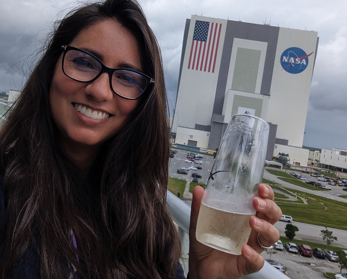 Never in a million years did I think I'd be standing in a room full of people doing the impossible. I have found my place and I can't wait to spend the rest of my career showcasing how amazing space and science truly is! 🚀✨
#MissionToPsyche #NASA #BlastOff