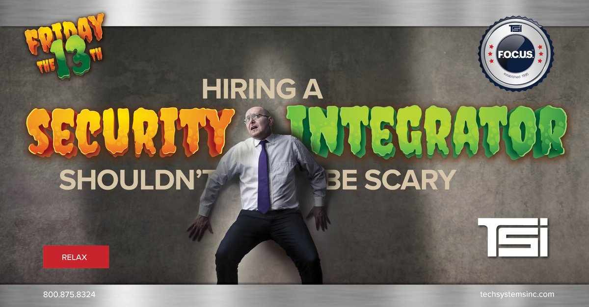 TSI_FOCUS's tweet photo. There’s a lot of scary stuff out there...choosing a security integrator shouldn’t be one of them.
To work with a company that has fanatical customer service ...give us a call. We will always answer the phone. Even if the call is coming from...INSIDE THE HOUSE! https://t.co/hvJjgEX0dS
