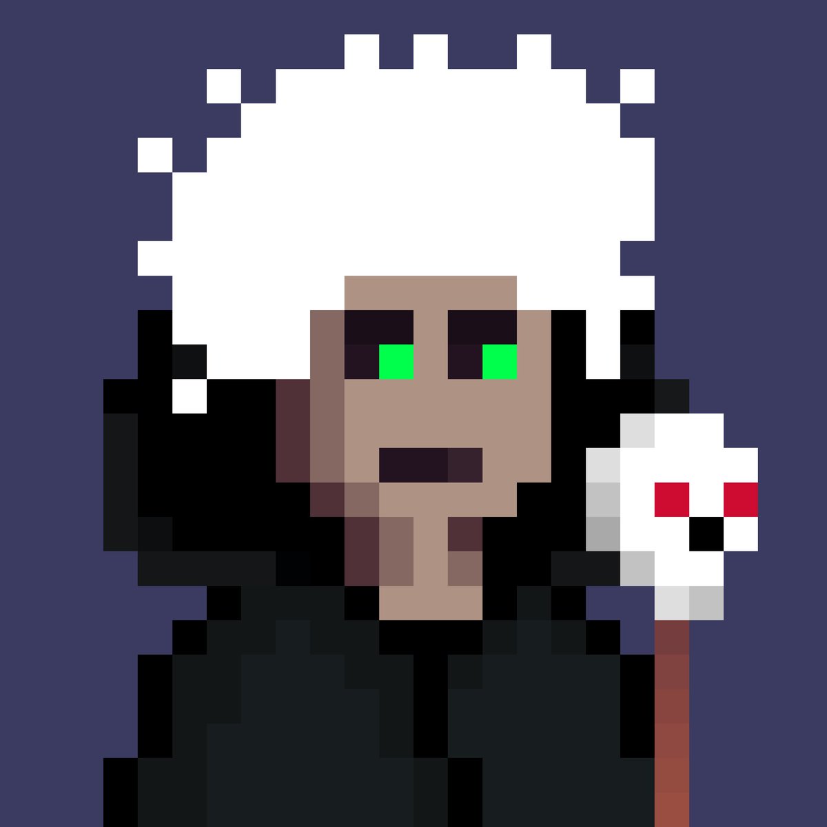 Happy Friday the 13th <a href="/Deadmigos_NFT/">Deadmigos</a> #DEADMIGOS  🔪 😷 bullish so made a realistic version closeup 🫡 #Friday13th