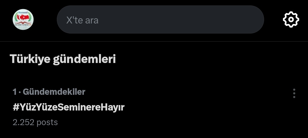 #YüzYüzeSeminereHayır

Etiketi 1. Sıraya taşıdık.✅

Dayatmaya karşı hep beraber karşı çıkalım. ✖️