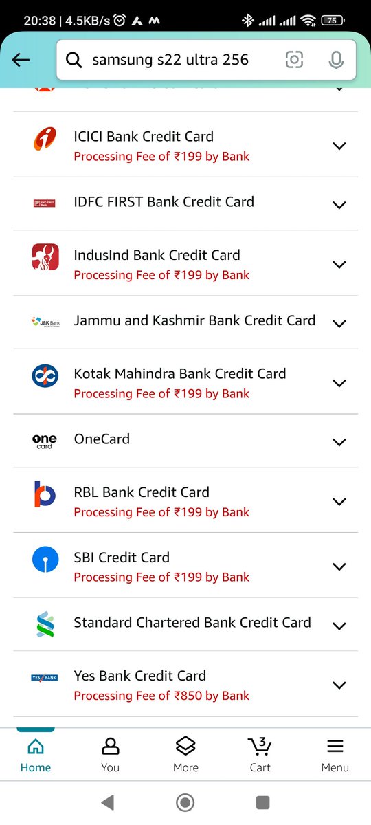 Pankescence's tweet photo. @AxisBank Only bank not giving no cost emi offer on @amazonIN #GreatIndianFestival
@Flipkart missing competitive offers.
#FlipkartAxis co-branded card offers less benefits than normal Axis cards!
Absolute fail for both Flipkart &amp; Axis bank this sale. 😅
@ICICIBank Here I come. 🤩 https://t.co/bRJcvRbyUh