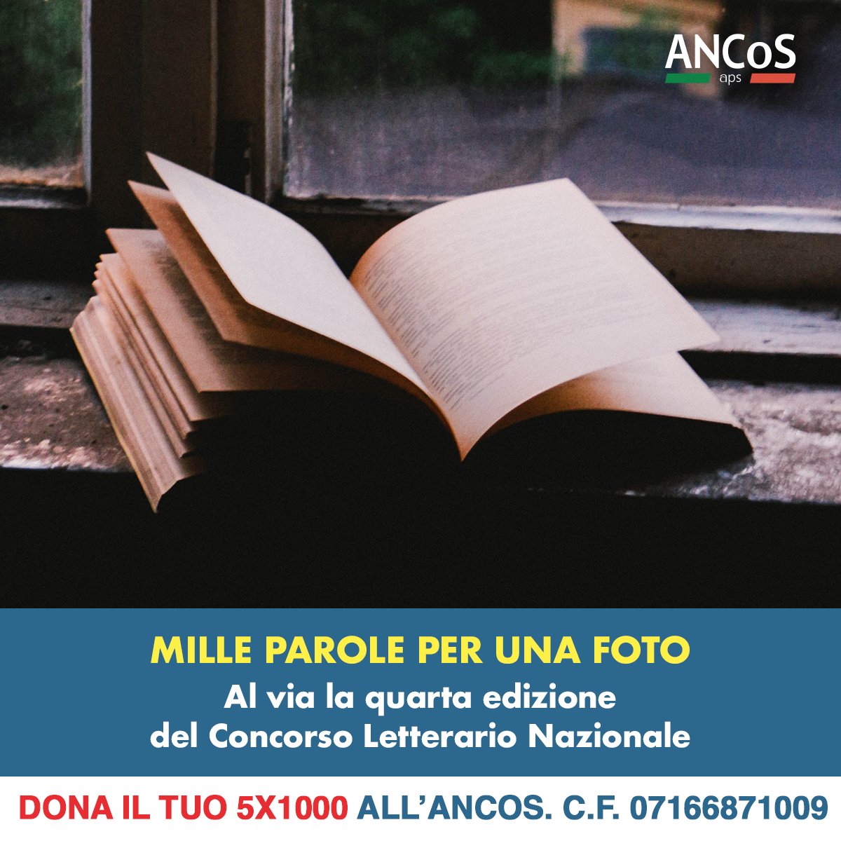 Il concorso giunto alla sua 4° edizione si inserisce nel progetto “PAIDEIA: ANCoS Aps Napoli per i giovani e i diversamente giovani“.

Il regolamento e la foto del concorso al seguente link ➡️ ancos.it/quarta-edizion…