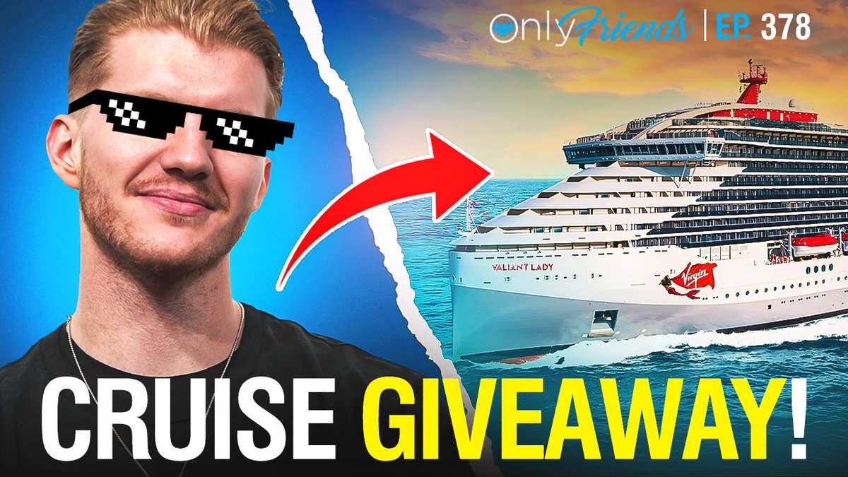 🚨 GIVEAWAY 🚨 
LIVE at 6 pm today, we'll be giving away a $5100 Virgin Voyage Cruise package that includes a WPT Prime Seat!! 

To qualify, just subscribe/become a member &amp; be present. We'll select 5 viewers from chat to compete!

Tune in to win, 6pm PT
youtube.com/live/9UNYNBrDv…