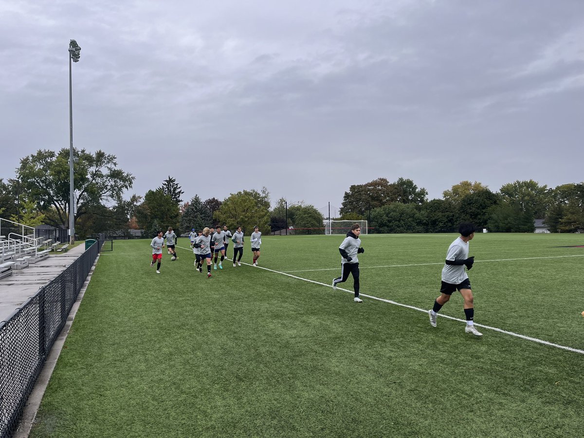 HollandHSSoccer's tweet photo. Last night we earned the chance to practice again today. We don’t take that privilege lightly. Despite the weather, there is no place we would rather be. #LosDutch https://t.co/BmQAt5xN1V