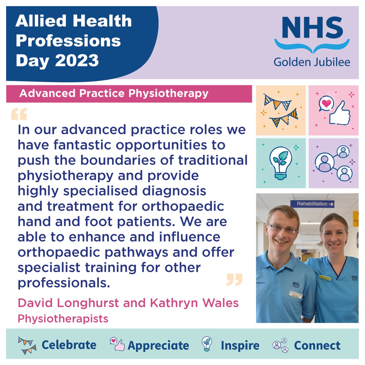 JubileeHospital's tweet photo. #AHPsDay  #AHPsDayScot #AHPScot
Allied Health Professionals - Occupational Physiotherapists ❤️ https://t.co/ynYjcX6GvE