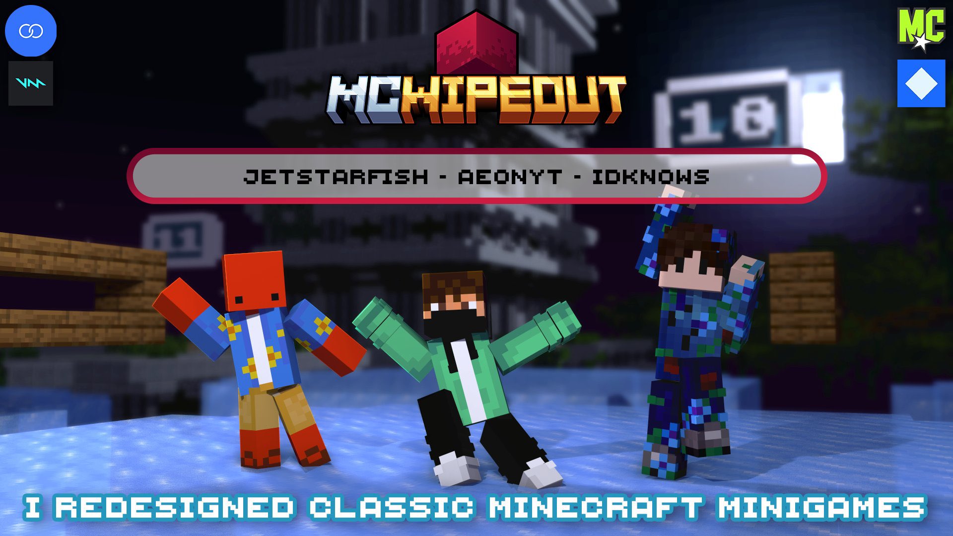 MCWipeout on X: Introducing 🥊 I Redesigned Classic Minecraft