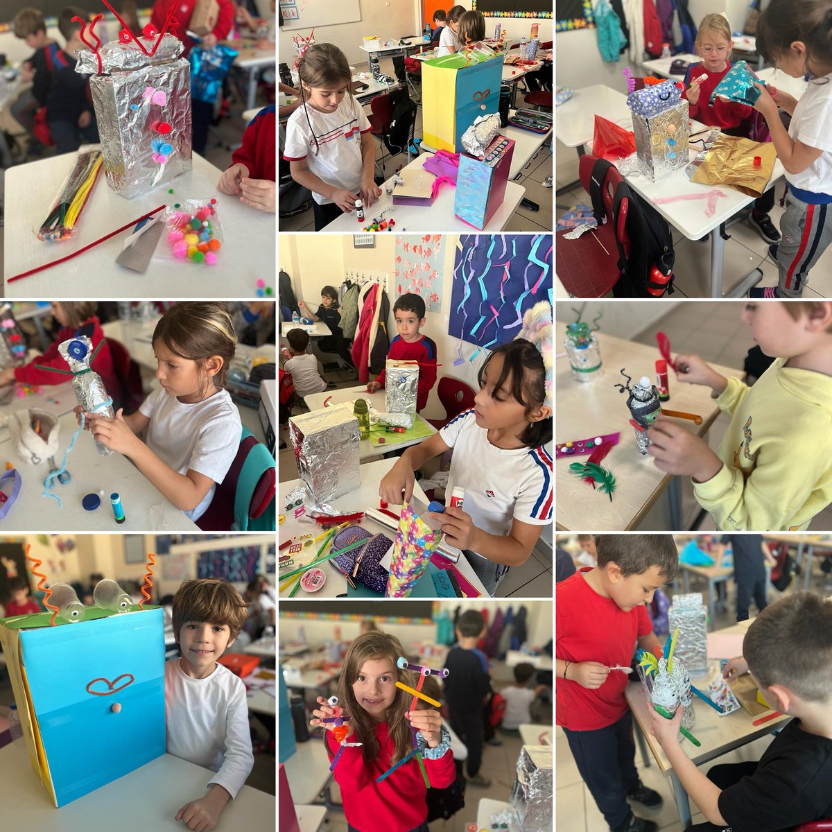 1.sınıf öğrencilerimiz, Avrupa Kodlama Haftası etkinlikleri kapsamında robot tasarımlarını tamamlayarak sundu. #BahcesehirKodluyor #CodeWeek

@BK_cnnmdngl