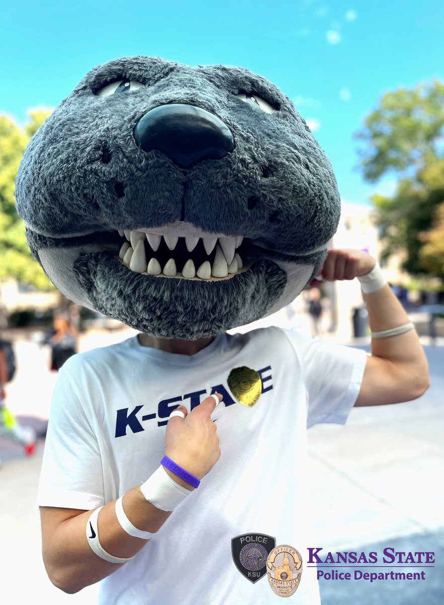 Thanks to everyone in the K-State Family who joined us on Bosco Plaza Wednesday for the Purple and Prepared safety resources event! Willie seemed to have an especially fun time. #KState