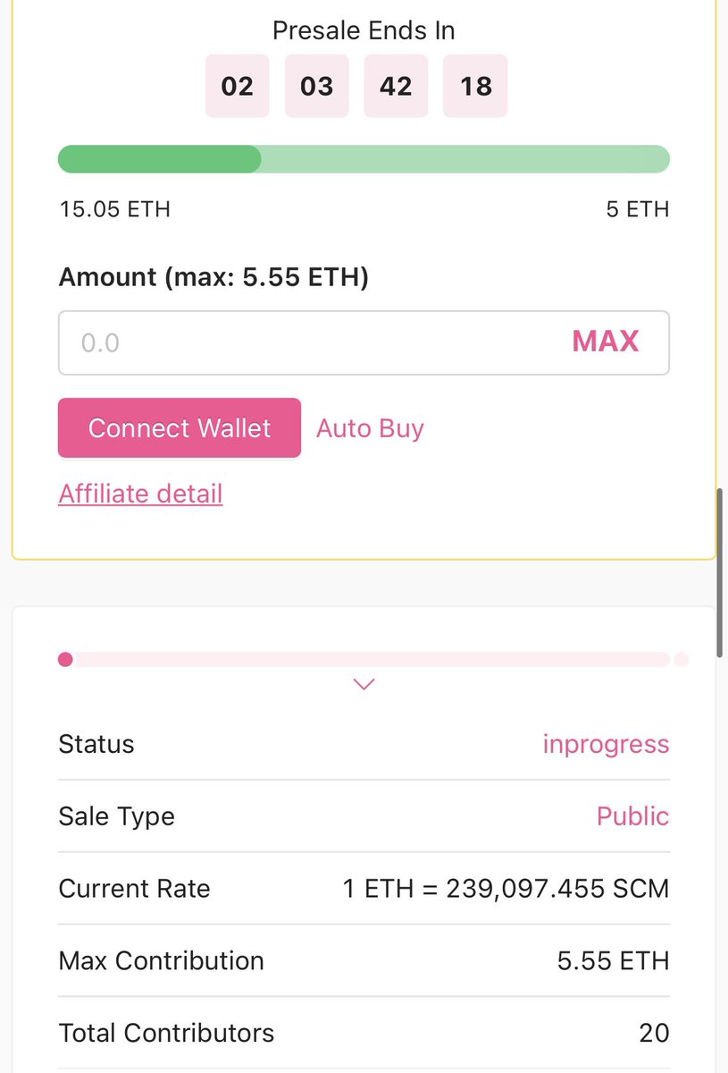 💦💦💦 Our soft cap has been filled within the first 10 minutes of presale open! There’s still 2 days left to buy 💦💦💦 

pinksale.finance/launchpad/0xAA…