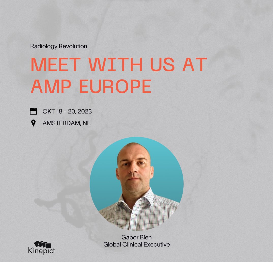 Kinepict is proud to announce that our expert, Mr. Gábor Bien, will be at the Amputation Prevention Symposium conference in Amsterdam next week.
At Kinepict, we're committed to the fight against amputation and Critical Limb Ischemia (CLI). 

#AmputationPrevention  #Kinepict #CLI