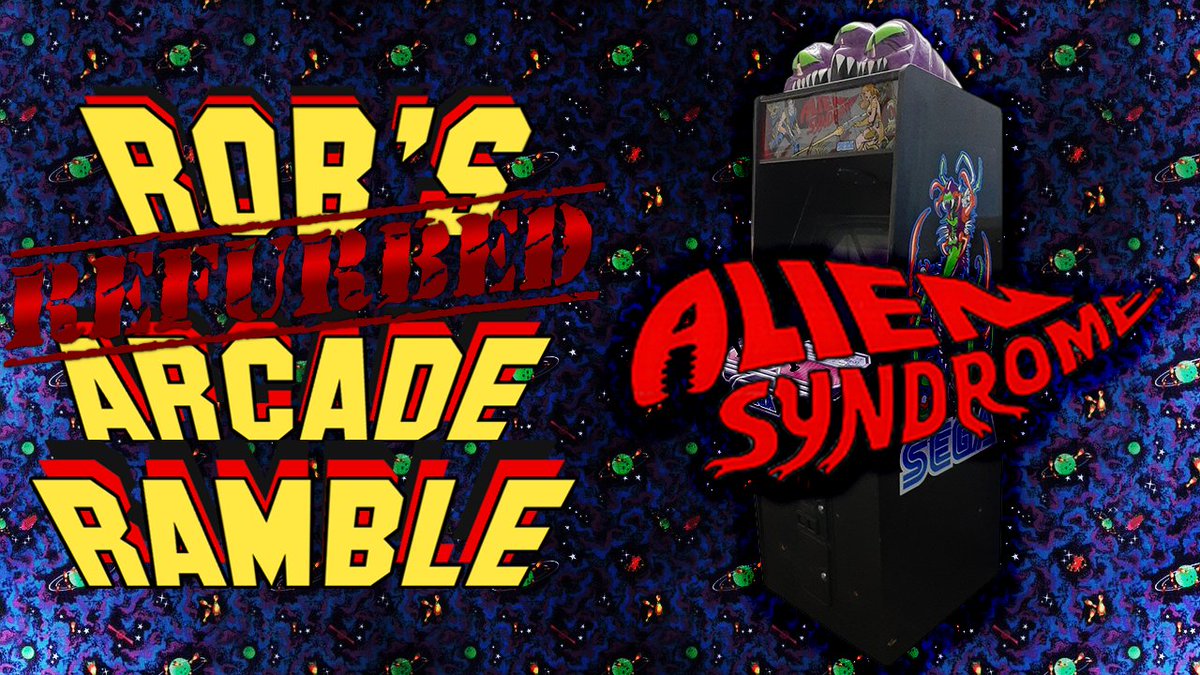 RobsRetroRamble's tweet photo. (Brave) Alien Syndrome
(Rob's Refurbed Arcade Rambles) https://t.co/T1SCZAvEck https://t.co/3djQByr63s