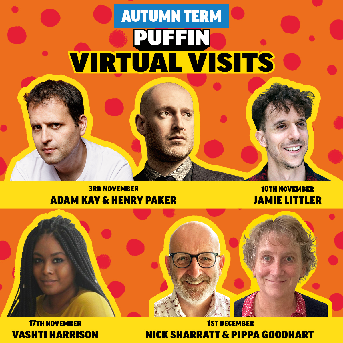 Calling all teachers! We have an amazing line-up of authors and illustrators in our free Autumn Term Virtual Visits. 📚 🙌 🎉 Learn more and sign-up on our Puffin Schools website: puffinschools.co.uk/virtualvisits