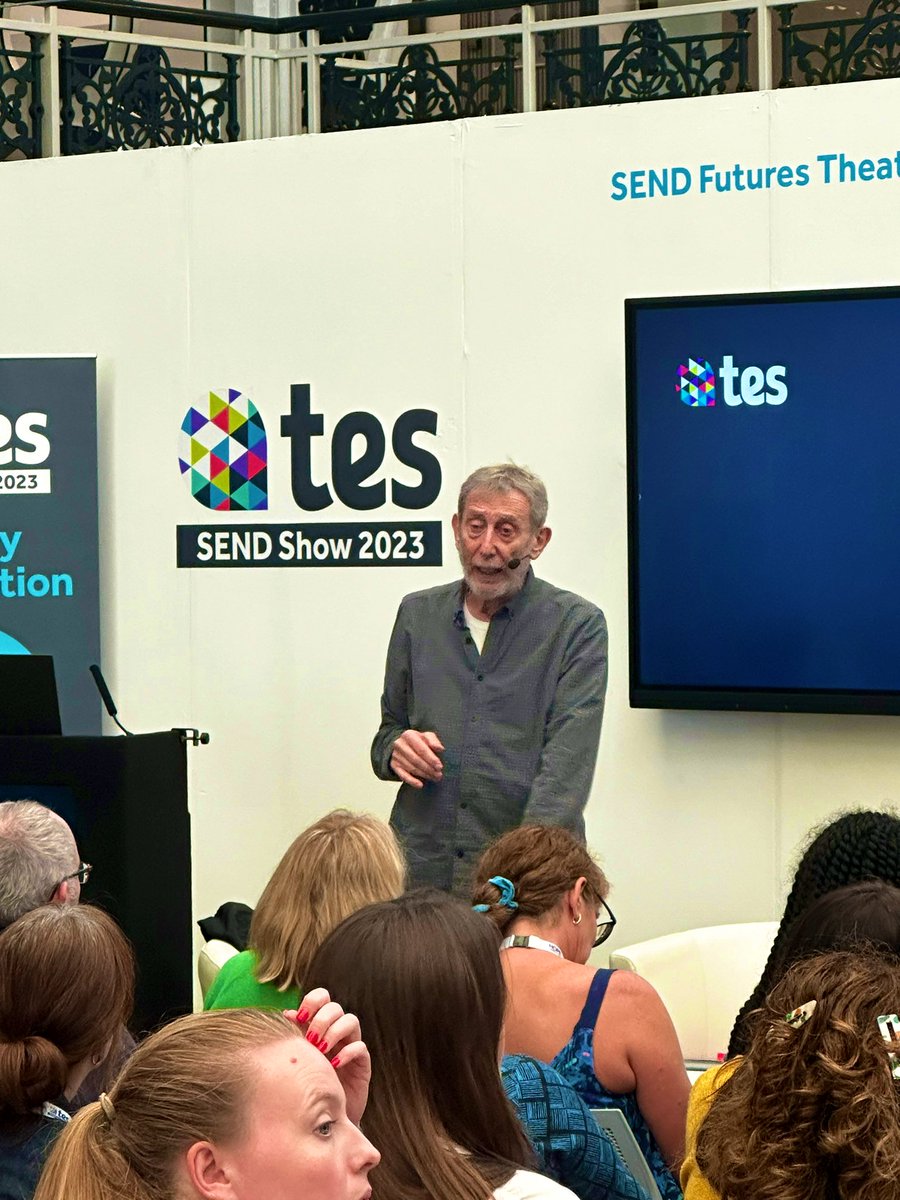 DorianAdkins85's tweet image. Great first day at the @tes @SENDShowUK. Some great talks including the brilliant @MichaelRosenYes 😊#education #ALN