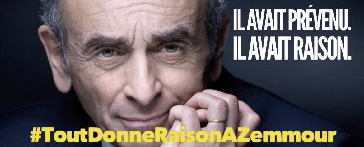 Eh oui, il faut exclure de France tous les délinquants et terroristes étrangers. Juste du bon sens ! Combien voulez-vous encore de morts innocents ? 
#Zemmour #Reconquête #Arras #Yvelines #ToutDonneRaisonAZemmour