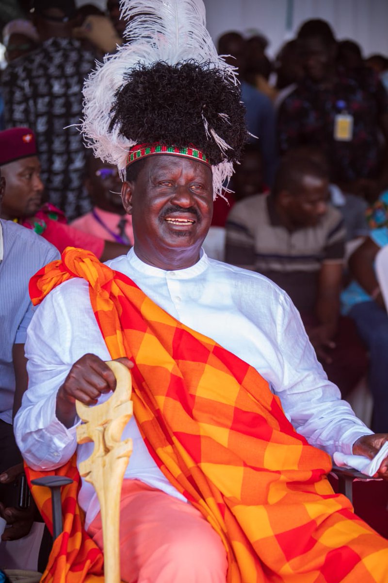RailaOdinga's tweet photo. "A society that forgets its past has no future." - Winston Churchill. Our day at the Turkana Tourism and Cultural Festival, Tobong'u Lore, in Lodwar was truly enjoyable. 

In Kenya, we must stand united against any and all forms of political intolerance. https://t.co/Bo3lREB3YZ