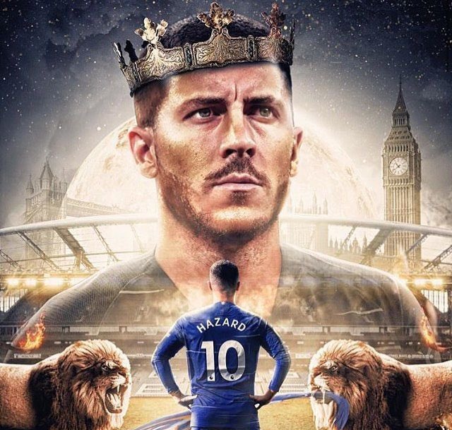 The king <a href="/hazardeden10/">Eden Hazard</a>