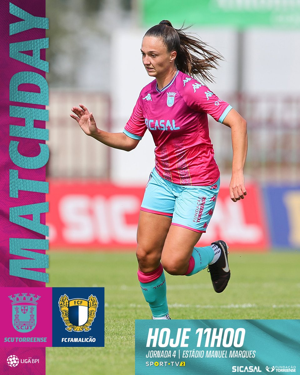 scu_torreense's tweet photo. 🔥𝗠𝗮𝘁𝗰𝗵𝗱𝗮𝘆🔥
🆚 Famalicão (C)
🏆 #LigaBPI - 4.ª Jornada
🏟 Estádio Manuel Marques
📺 Canal 11
👉 Sócios - 2€
👉 Não Sócios - 5€
💳 Na compra de um bilhete, oferta de outro 𝗴𝗿𝗮́𝘁𝗶𝘀.
#PaixãoAzulGrená #LigaBPI #AdmiraTe #SCUTFCF https://t.co/Dxsp4fwP1i