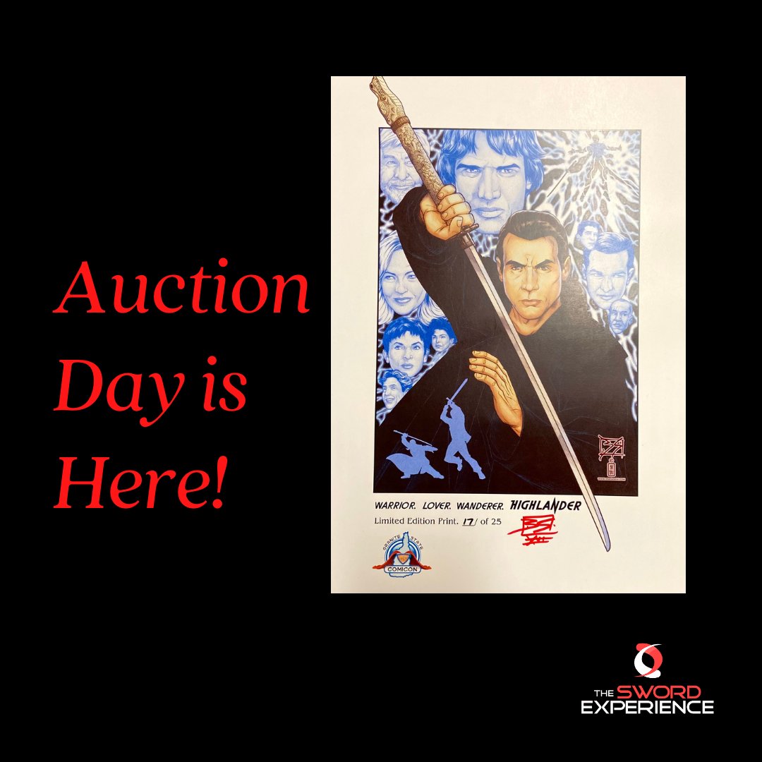 SwordExperience's tweet photo. ๐ข Hey everyone! Don't miss out on our last auction of October! ๐ Bid now until Sunday, October 15th at 9:00 am and grab yourself a piece of Highlander history! โ๏ธ https://t.co/lznPBp53pU
#Highlander #LimitedEditionArtwork #AdrianPaulSignature #AuctionTime #GrabItWhileYouCan https://t.co/IvuzDRjyQn