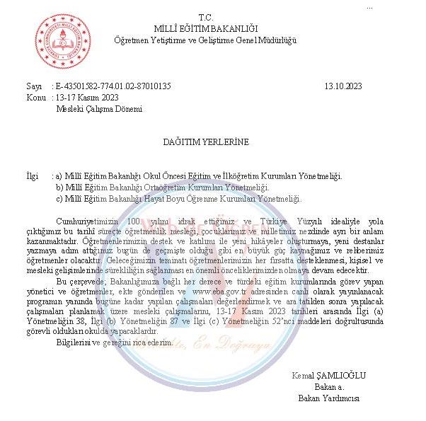 Seminerlerin yüz yüze olması kadar saçma bir uygulama görmedim. Hangi öğretmen yüz yüze seminer ile bir şey öğrenmiştir hiç görmedim. Ara tatillerin kaldırılması için bir ön hazırlık ise çok daha yanlış bir yöntem. #YüzYüzeSeminereHayır