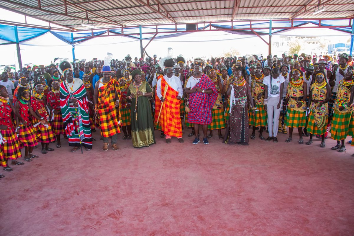 RailaOdinga's tweet photo. "A society that forgets its past has no future." - Winston Churchill. Our day at the Turkana Tourism and Cultural Festival, Tobong'u Lore, in Lodwar was truly enjoyable. 

In Kenya, we must stand united against any and all forms of political intolerance. https://t.co/Bo3lREB3YZ