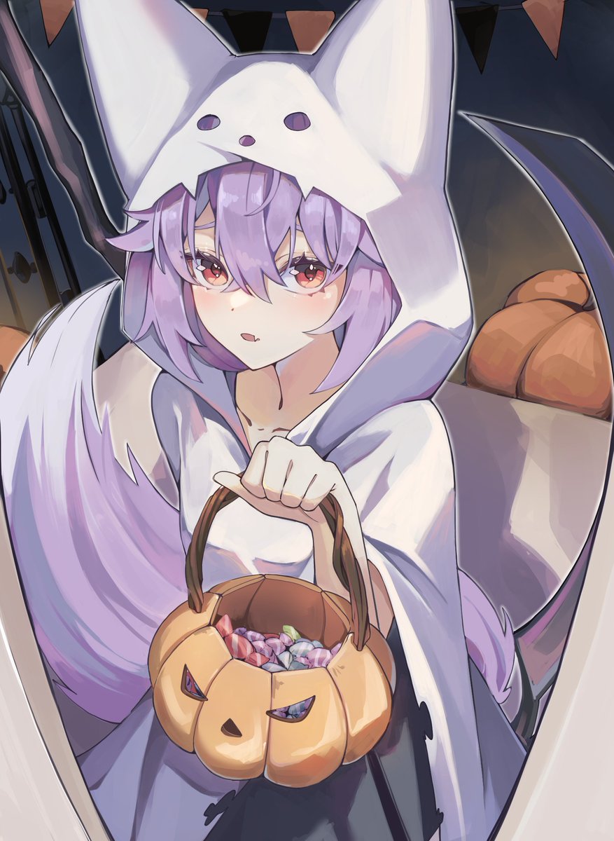 Thund3rbo's tweet photo. ก๊อกๆ"สุขสันต์วันฮัลโลวีน ขอลูกอมได้ไหมค่ะ"💜✨
Happy halloween🎃ล่วงหน้าครับ
Art by @IshikiRyu
#MewtenArt
#RyuuCMS https://t.co/DxHUyl1zzK