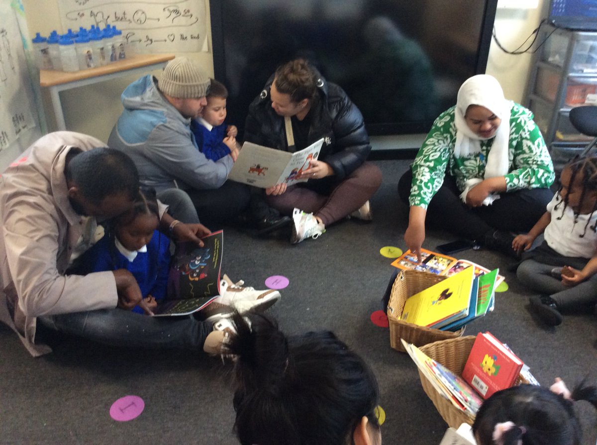 St_Chrysostoms's tweet photo. Nursery love reading, especially with our families! A super cosy read. #sjcreader https://t.co/X6k7Ra1e8a