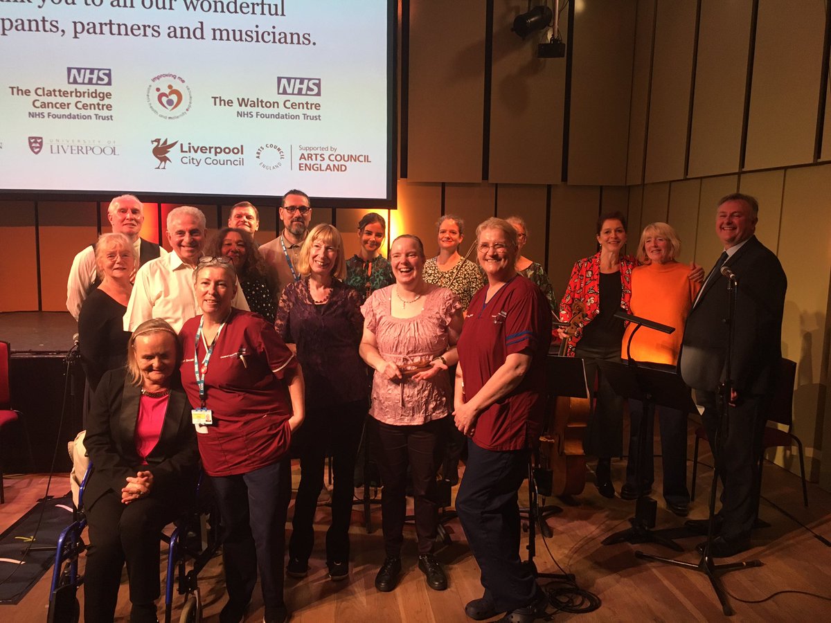 Congratulations to our amazing Music Promoters group for their wonderful #musicandhealth15 performance to round out the week! We’re celebrating 15 incredible years of partnerships between @liverpoolphil and @Mersey_Care, having connected with 18,000 people during that time!