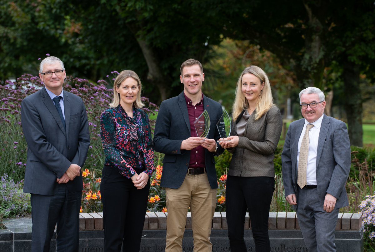 HRI_UL's tweet photo. Thrilled to celebrate our Theme Lead Brian Carson's continued success🌟

Brian and Carbery Food Ingredients represented by Sarah O’Neill received prestigious UL Innovation Awards this week!

Here in the HRI, we feel lucky to have such a dedicated and visionary leader. 🙌👏 https://t.co/BRcz8su00R